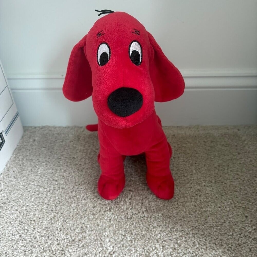 Clifford The Big Red Dog Plush Toy 12" Sitting Stuffed Animal Plush‎ Kohls Cares